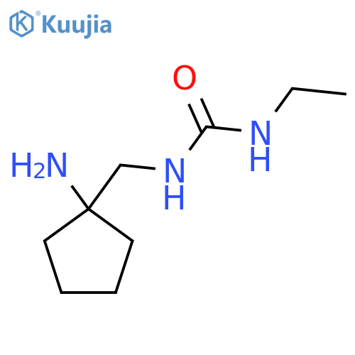 1-(1-aminocyclopentyl)methyl-3-ethylurea structure