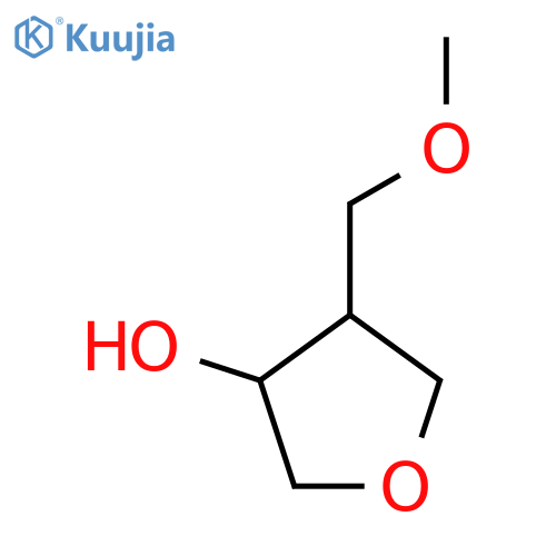 4-(methoxymethyl)oxolan-3-ol structure