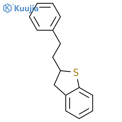 Benzo[b]thiophene, 2,3-dihydro-2-(2-phenylethyl)- structure