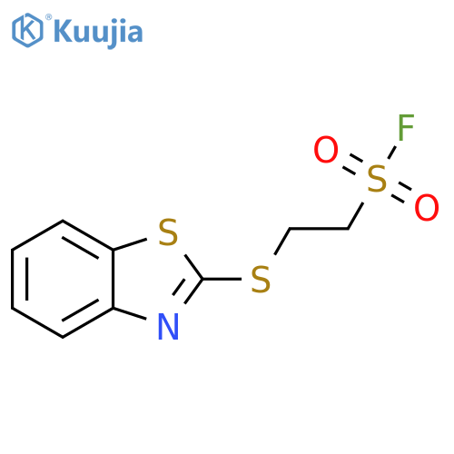 2-(1,3-benzothiazol-2-ylsulfanyl)ethane-1-sulfonyl fluoride structure