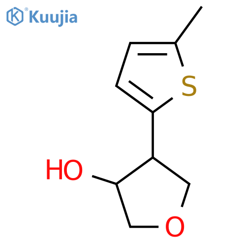 4-(5-methylthiophen-2-yl)oxolan-3-ol structure