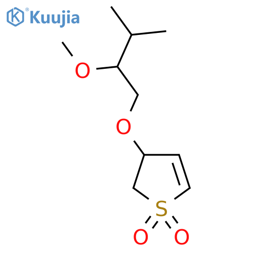 3-(2-methoxy-3-methylbutoxy)-2,3-dihydro-1lambda6-thiophene-1,1-dione structure