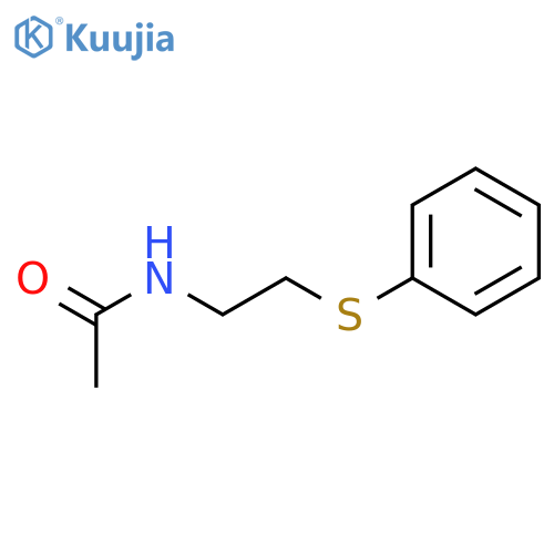 N-2-(phenylsulfanyl)ethylacetamide structure
