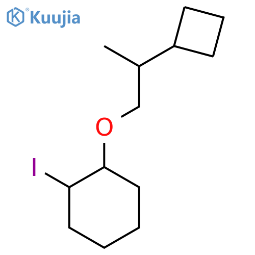 1-(2-cyclobutylpropoxy)-2-iodocyclohexane structure