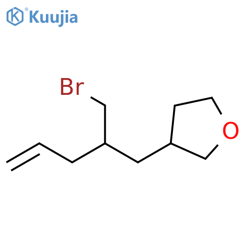 Furan, 3-[2-(bromomethyl)-4-penten-1-yl]tetrahydro- structure