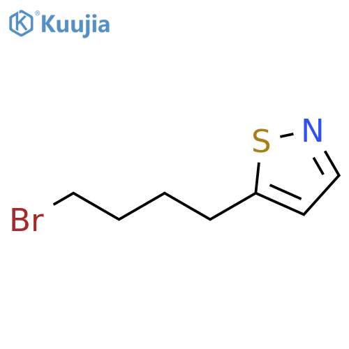 Isothiazole, 5-(4-bromobutyl)- structure