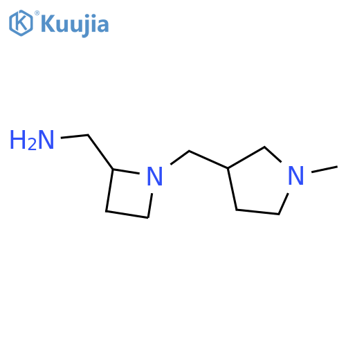 {1-(1-methylpyrrolidin-3-yl)methylazetidin-2-yl}methanamine structure