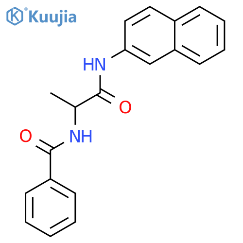 Benzamide,N-[(1S)-1-methyl-2-(2-naphthalenylamino)-2-oxoethyl]- structure