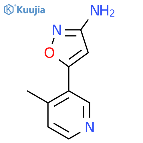 5-(4-methylpyridin-3-yl)-1,2-oxazol-3-amine structure