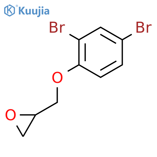 2-(2,4-Dibromophenoxy)methyloxirane structure
