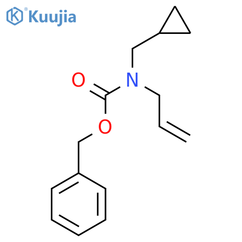 benzyl N-(cyclopropylmethyl)-N-(prop-2-en-1-yl)carbamate structure