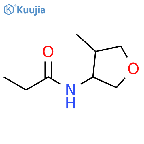 Propanamide, N-(tetrahydro-4-methyl-3-furanyl)- structure