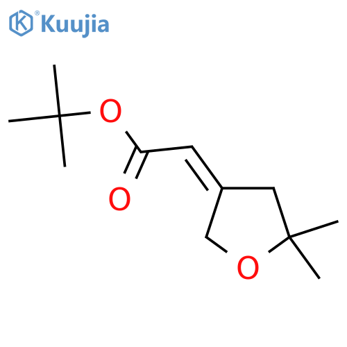 tert-butyl 2-(3Z)-5,5-dimethyloxolan-3-ylideneacetate structure