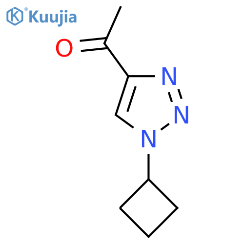 1-(1-cyclobutyl-1H-1,2,3-triazol-4-yl)ethan-1-one structure