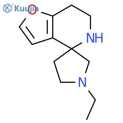 1'-ethyl-6,7-dihydro-5H-spirofuro3,2-cpyridine-4,3'-pyrrolidine structure
