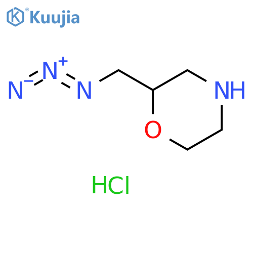 2-(azidomethyl)morpholine hydrochloride structure