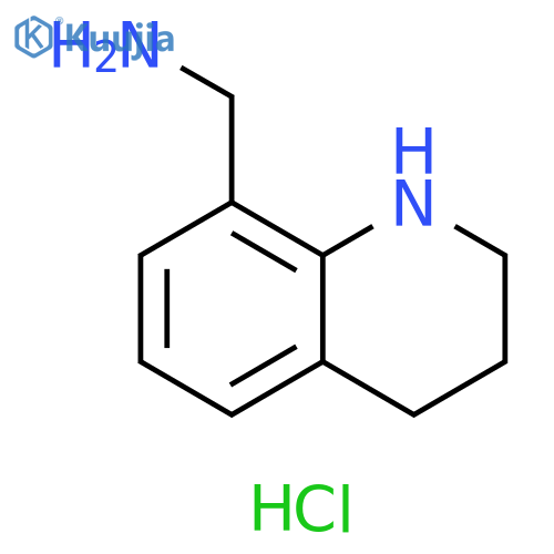 (1,2,3,4-tetrahydroquinolin-8-yl)methanamine dihydrochloride structure