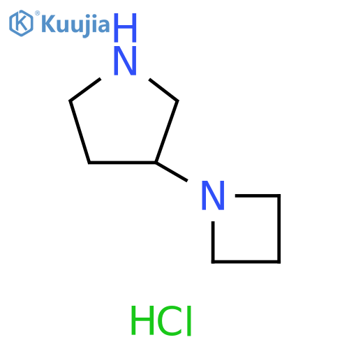 3-(azetidin-1-yl)pyrrolidine dihydrochloride structure