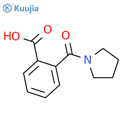 2-(pyrrolidine-1-carbonyl)benzoic Acid structure