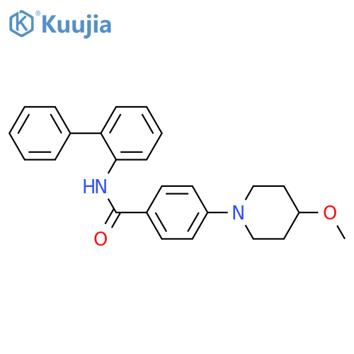 N-{[1,1'-biphenyl]-2-yl}-4-(4-methoxypiperidin-1-yl)benzamide structure