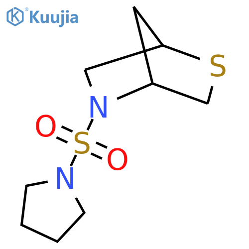 5-(pyrrolidine-1-sulfonyl)-2-thia-5-azabicyclo[2.2.1]heptane structure