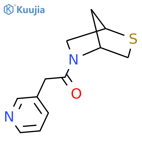 2-(pyridin-3-yl)-1-{2-thia-5-azabicyclo[2.2.1]heptan-5-yl}ethan-1-one structure