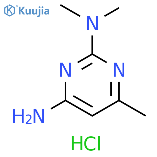 N2,N2,6-trimethylpyrimidine-2,4-diamine hydrochloride structure