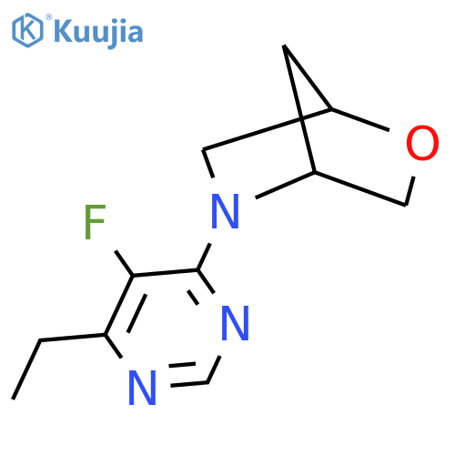 5-(6-Ethyl-5-fluoropyrimidin-4-yl)-2-oxa-5-azabicyclo[2.2.1]heptane structure
