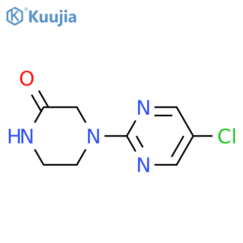 4-(5-chloropyrimidin-2-yl)piperazin-2-one structure