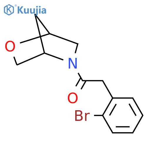 2-(2-bromophenyl)-1-{2-oxa-5-azabicyclo[2.2.1]heptan-5-yl}ethan-1-one structure