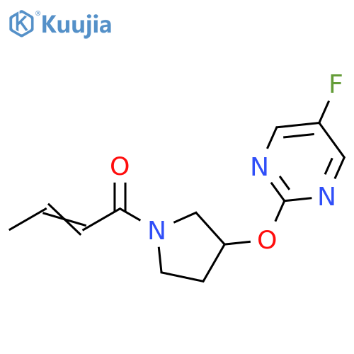 2-Buten-1-one, 1-[3-[(5-fluoro-2-pyrimidinyl)oxy]-1-pyrrolidinyl]- structure