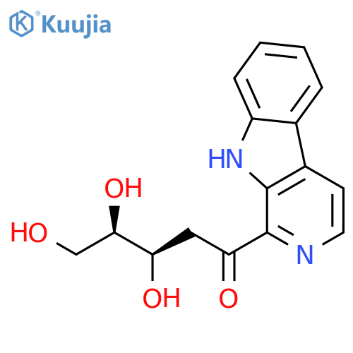 D-threo-Pentose, 2-deoxy-1-C-9H-pyrido[3,4-b]indol-1-yl- structure