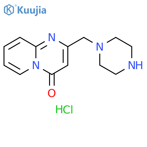 2-(piperazin-1-yl)methyl-4H-pyrido1,2-apyrimidin-4-one dihydrochloride structure