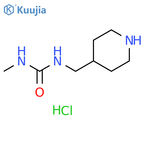 3-methyl-1-(piperidin-4-yl)methylurea hydrochloride structure
