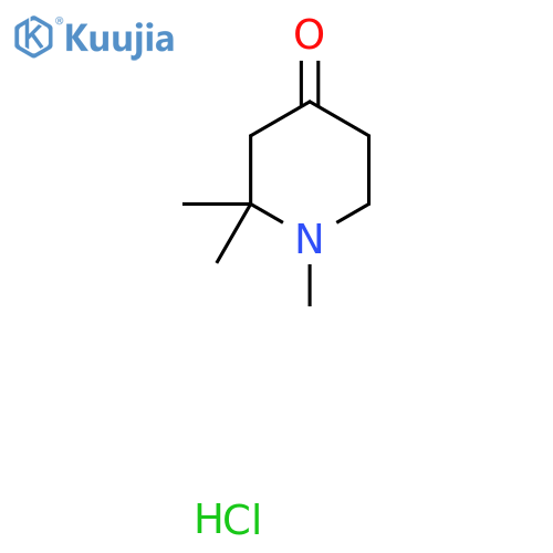 1,2,2-Trimethylpiperidin-4-one hydrochloride structure
