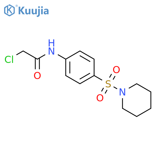 2-Chloro-N-4-(piperidine-1-sulfonyl)-phenyl-acetamide structure
