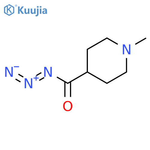 4-Piperidinecarbonyl azide, 1-methyl- structure