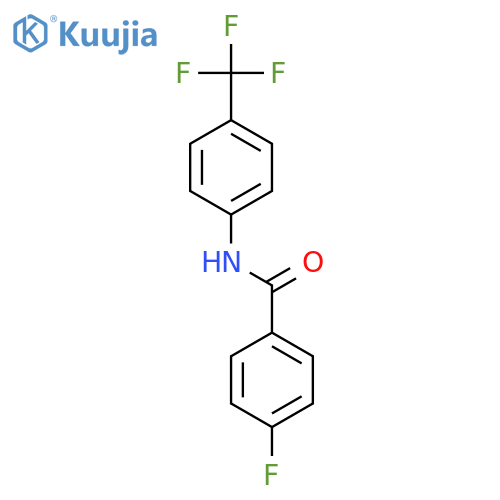 4-Fluoro-N-[4-(trifluoromethyl)phenyl]benzamide structure