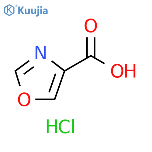1,3-Oxazole-4-carboxylic acid hydrochloride structure