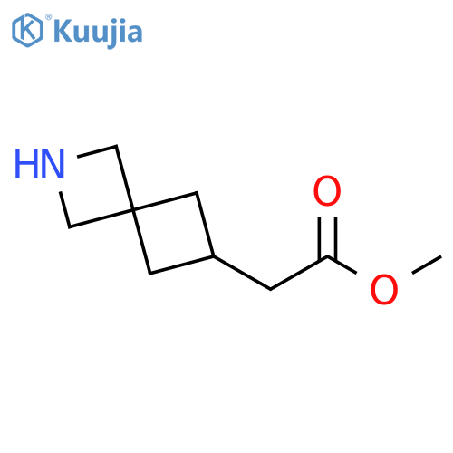Methyl 2-azaspiro[3.3]heptane-6-acetate structure