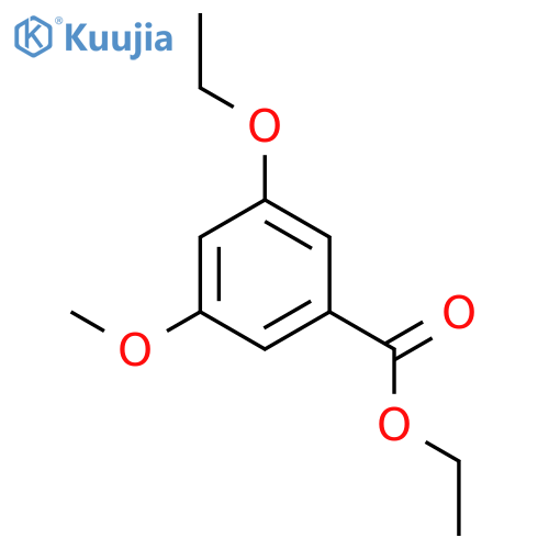 Benzoic acid, 3-ethoxy-5-methoxy-, ethyl ester structure