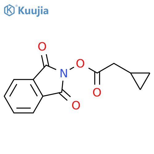 Cyclopropaneacetic acid, 1,3-dihydro-1,3-dioxo-2H-isoindol-2-yl ester structure