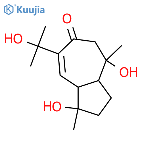 4,10,11-Trihydroxy-6-guaien-8-one; (1α,4β,5β,10α)-form structure