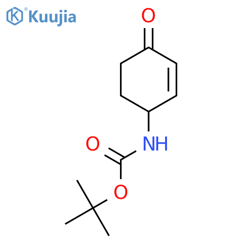 Carbamic acid,(4-oxo-2-cyclohexen-1-yl)-, 1,1-dimethylethyl ester (9CI) structure
