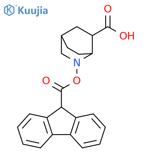 2-Azabicyclo[2.2.2]octane-6-carboxylic acid, 2-[(9H-fluoren-9-ylcarbonyl)oxy]- structure