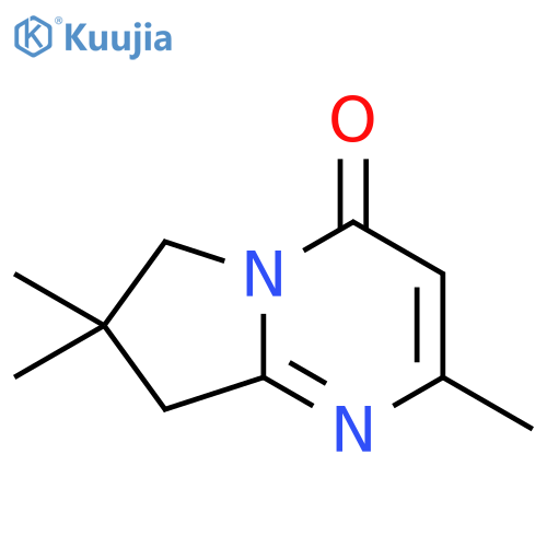 2,7,7-trimethyl-4H,6H,7H,8H-pyrrolo1,2-apyrimidin-4-one structure