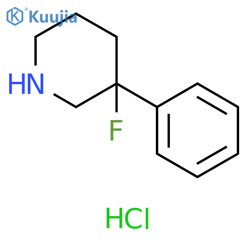 3-fluoro-3-phenylpiperidine hydrochloride structure