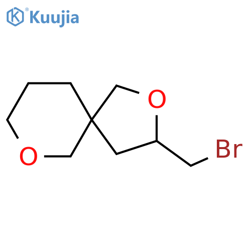 3-(bromomethyl)-2,7-dioxaspiro4.5decane structure