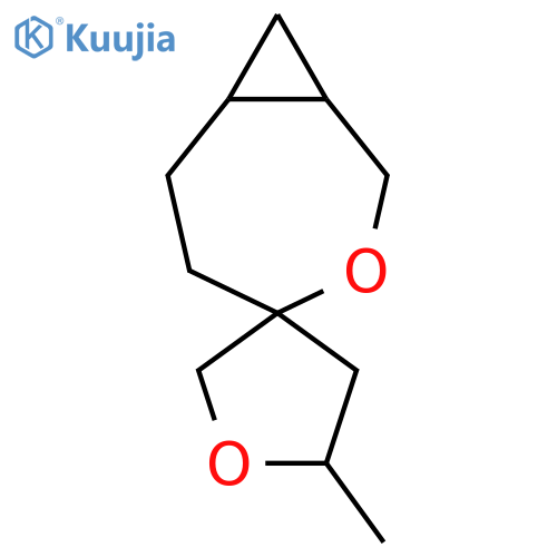 5'-Methyl-3-oxaspiro[bicyclo[5.1.0]octane-4,3'-oxolane] structure