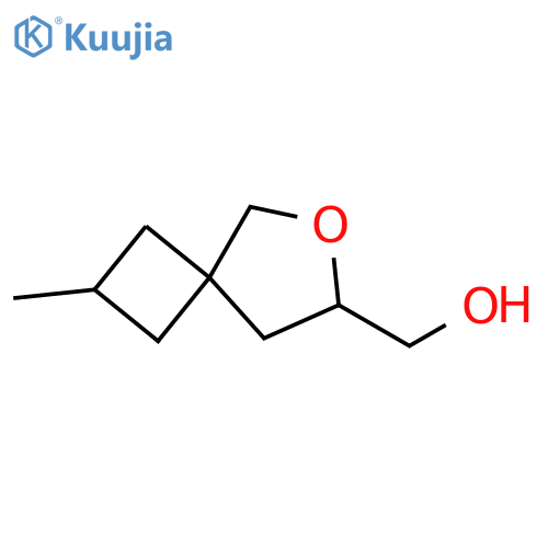 {2-methyl-6-oxaspiro3.4octan-7-yl}methanol structure